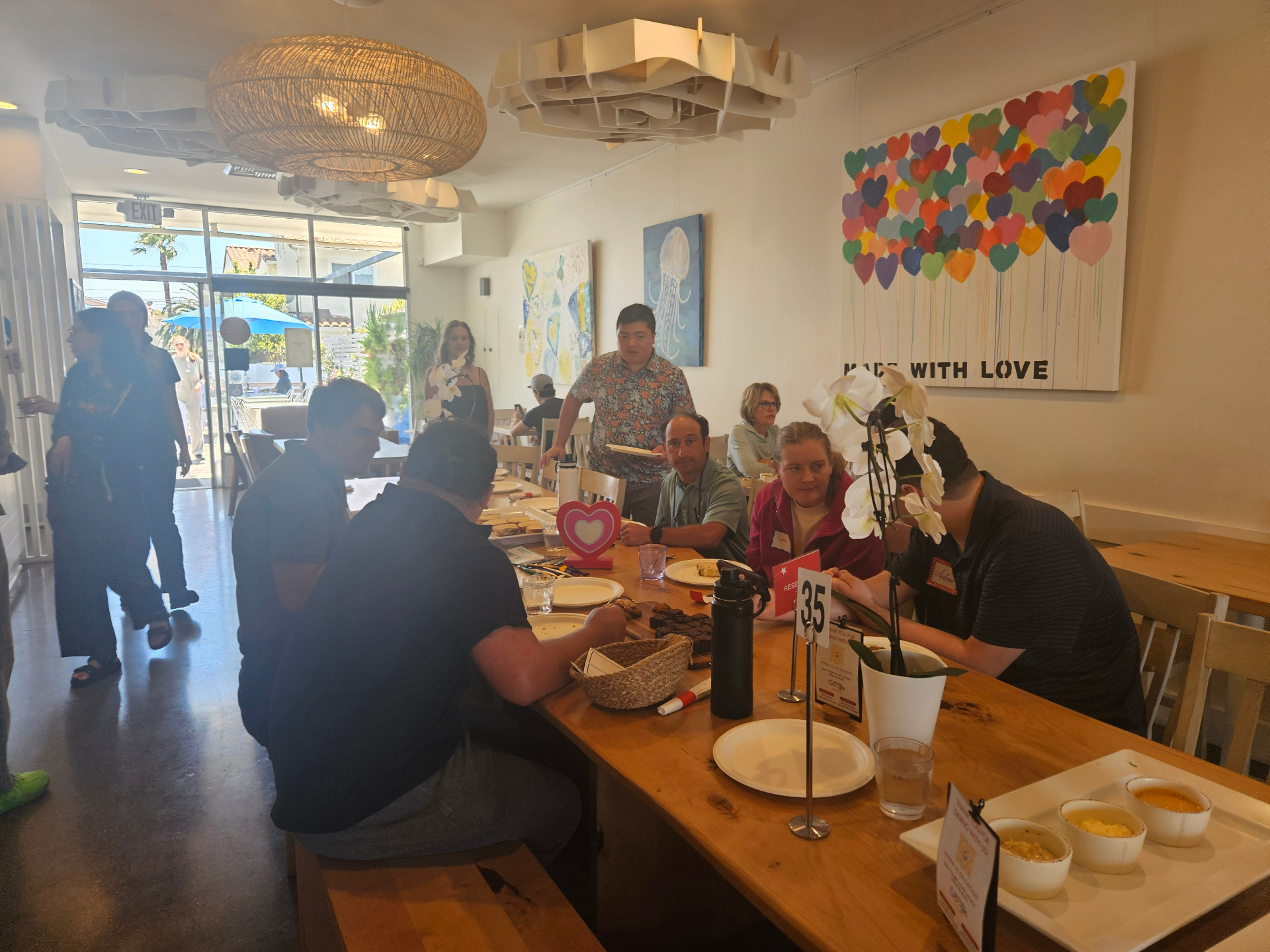 LA Mychal's Bakery event
