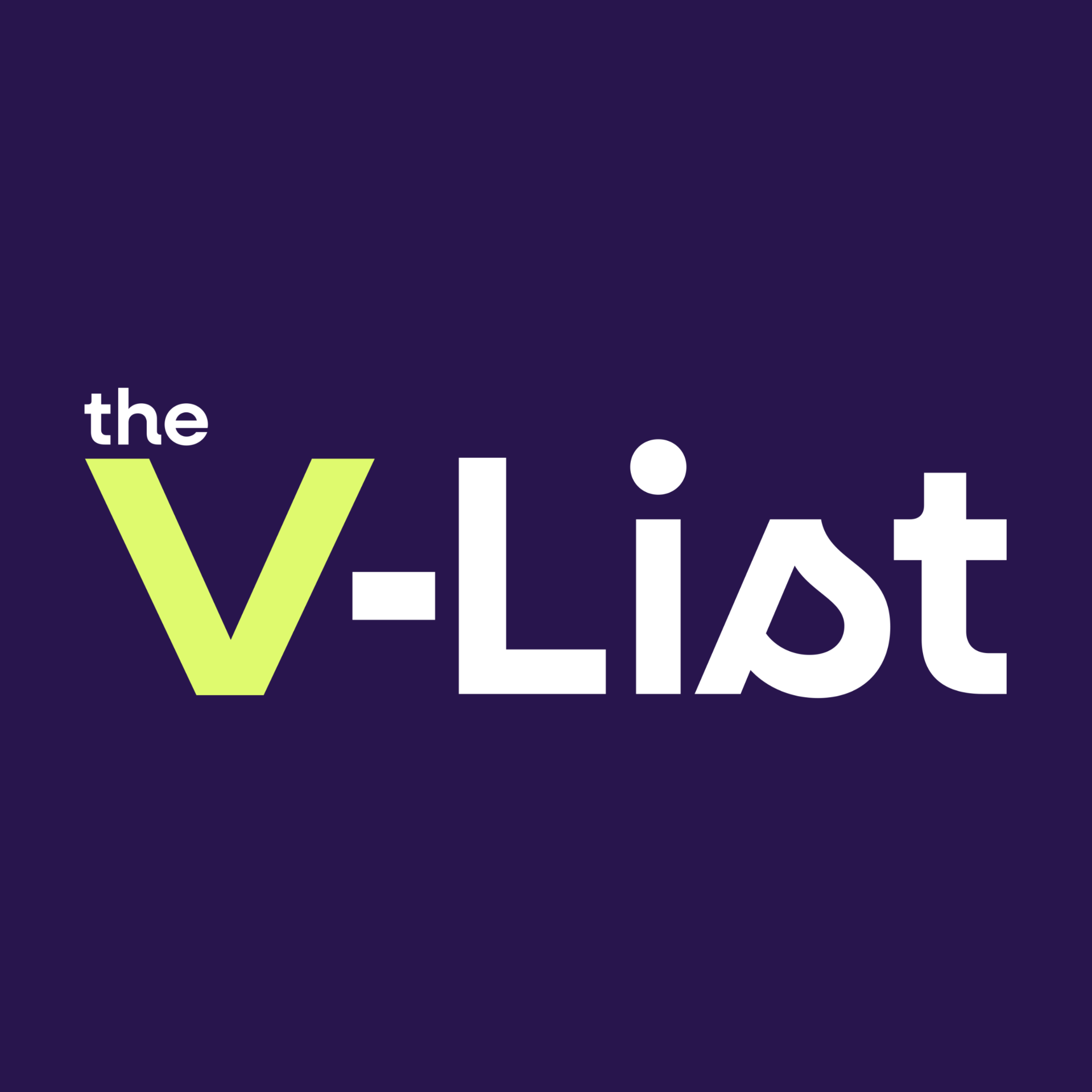 The V-List logo