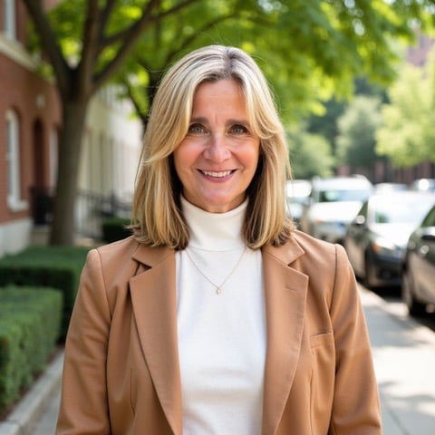 MaryKemp_WhiteTurtleneck_Outside