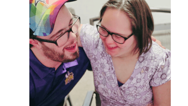 Matthew and Angela at her birthday